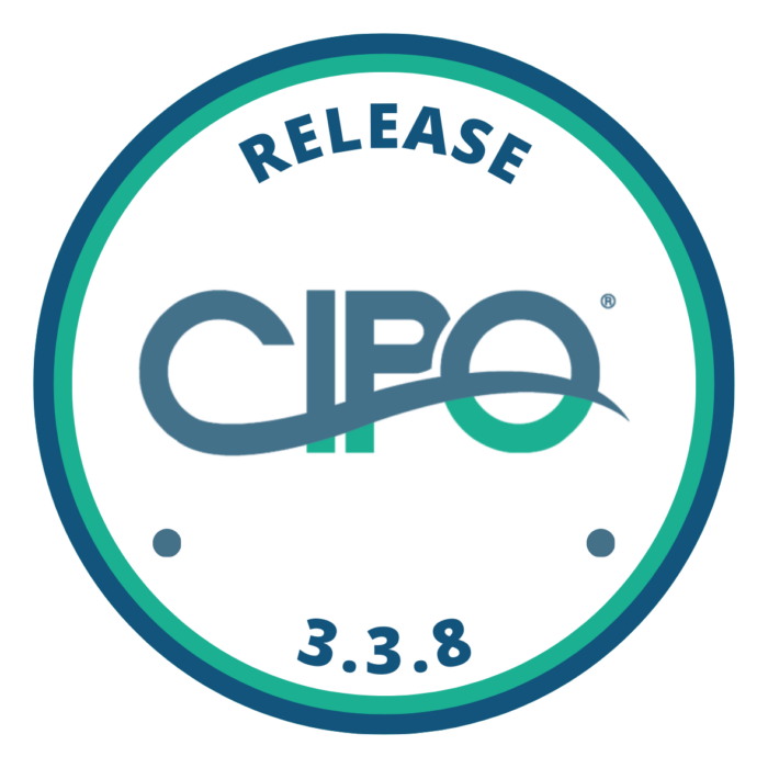 CIPO Release 3.3.8 Badge